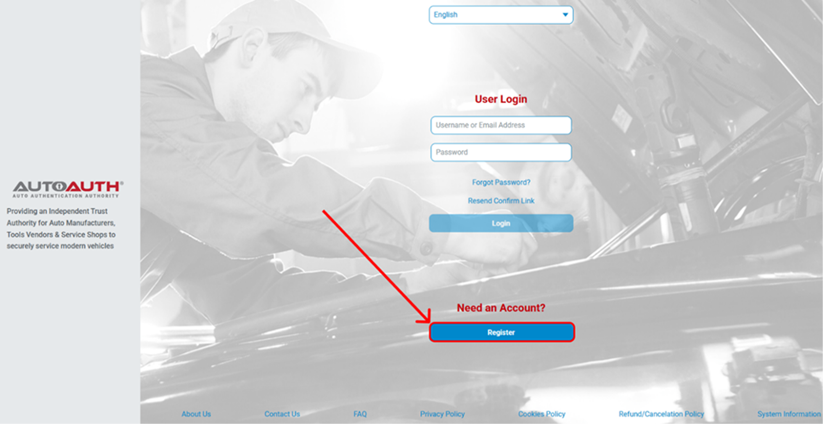 AutoAuth account creation