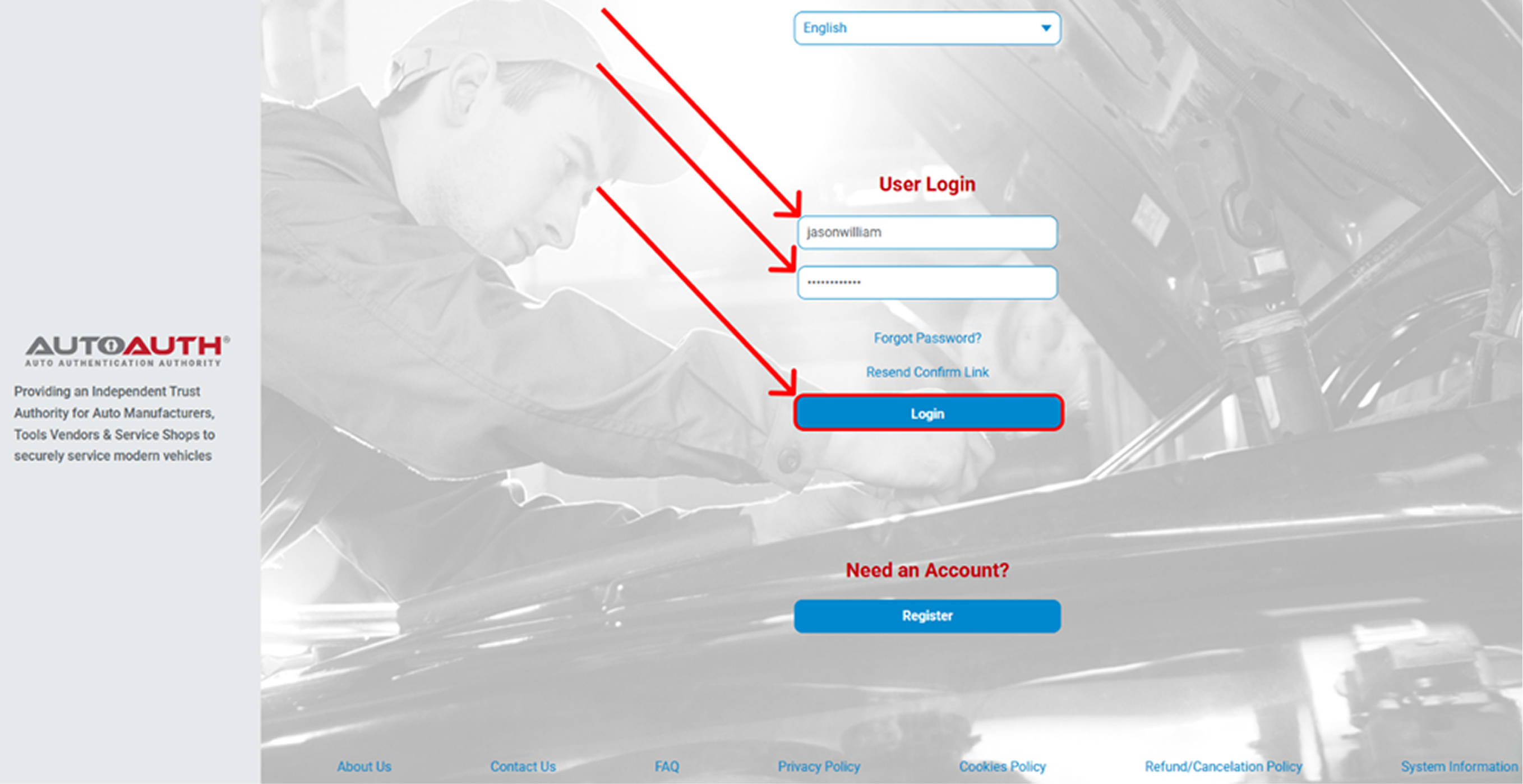 AutoAuth plan selection