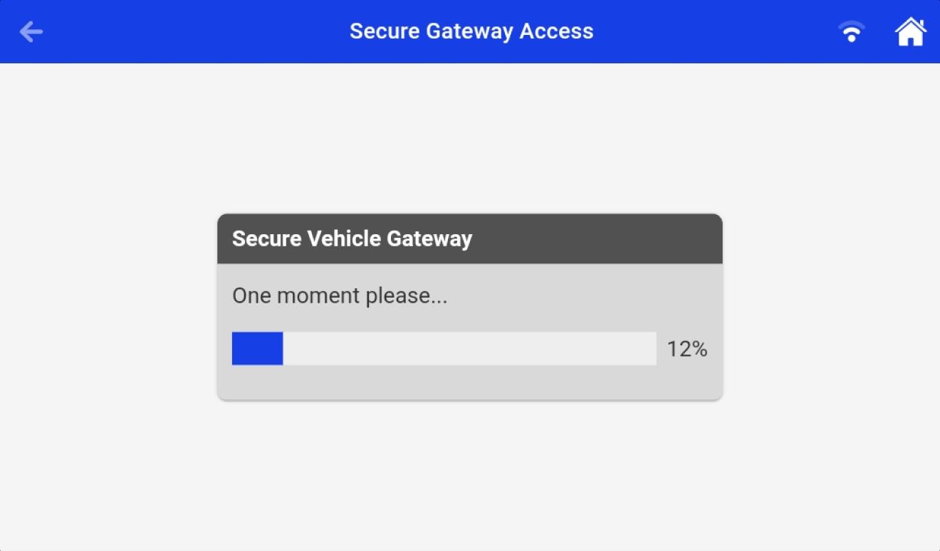 Tool diagnostic screen
