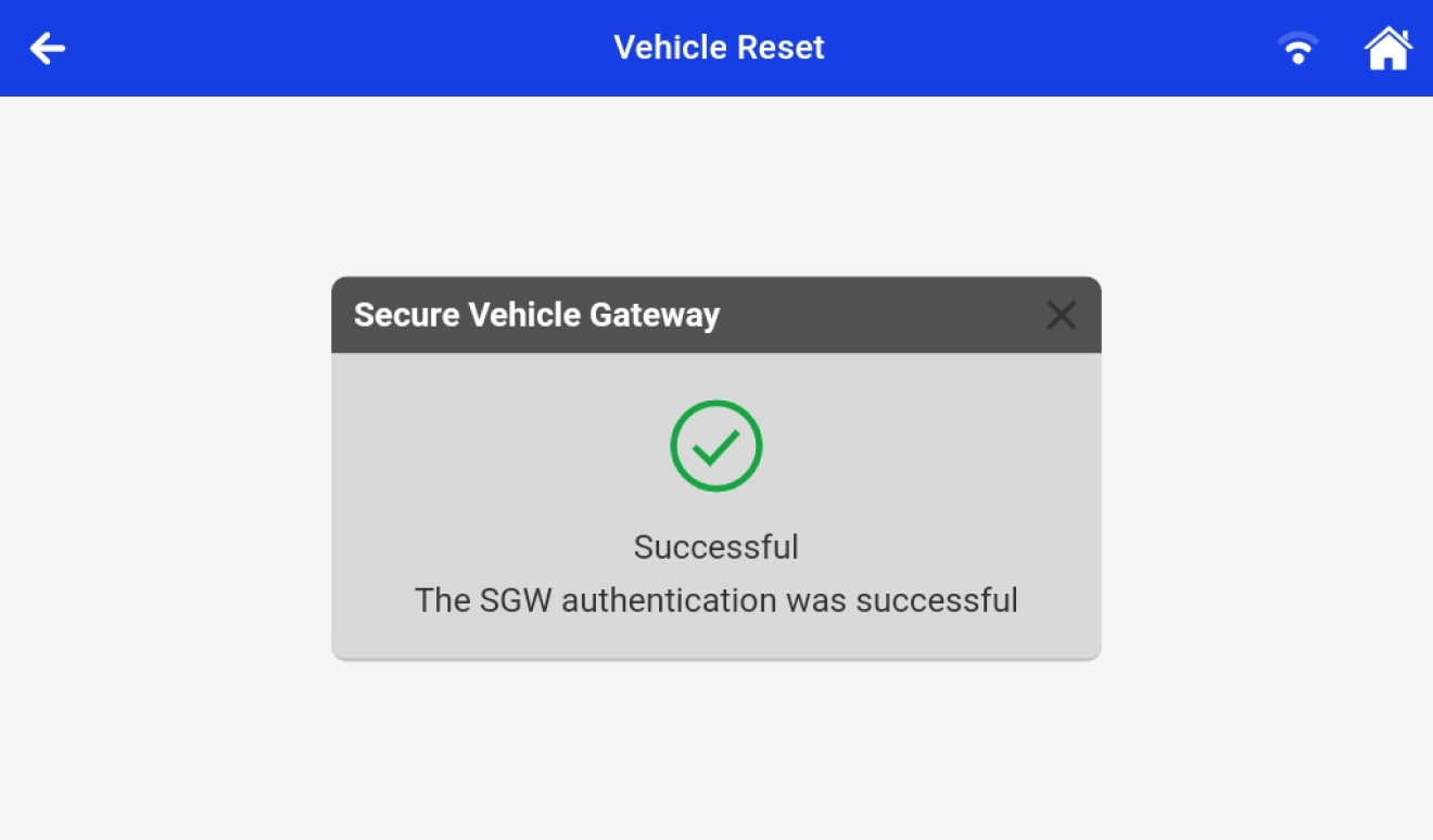 Tool diagnostic screen